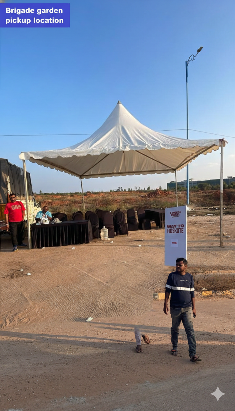 Brigade garden pickup location