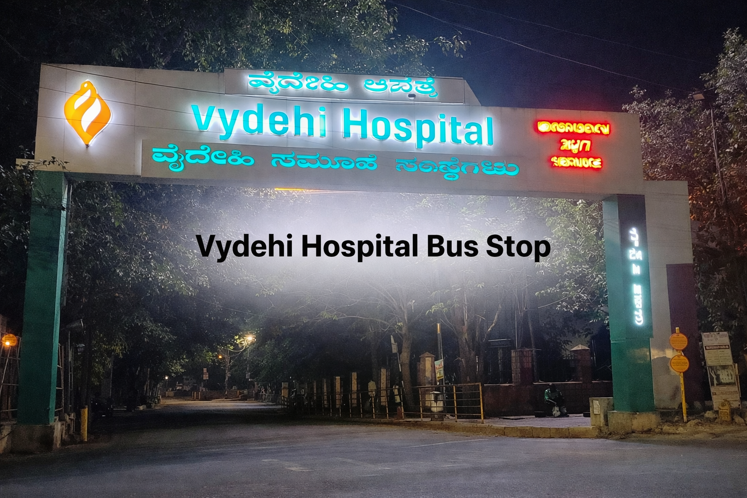 Whitefield Vyedehi Hospital Bus Stop